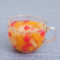 Copo de frutas frescas 113g cocktail no suco de pera